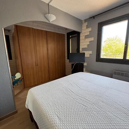 Cote Quai -t2 Vue Port Parking Prive Cap D'agde Centre アパート *